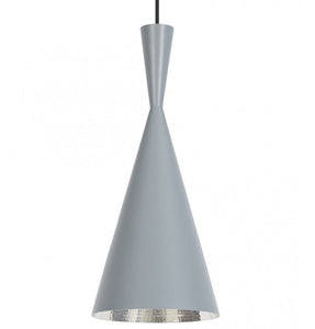 Beat Shade Tall Pendant Lamp - Grey - Reproduction