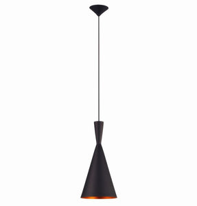 Beat Shade Tall Pendant Lamp - Black - Reproduction