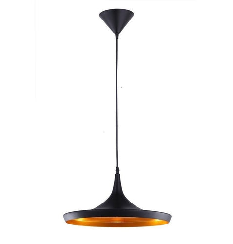 Beat Shade Wide Pendant Lamp - Black - Reproduction