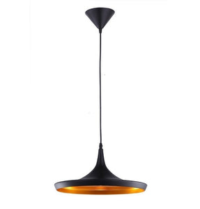 Beat Shade Wide Pendant Lamp - Black - Reproduction