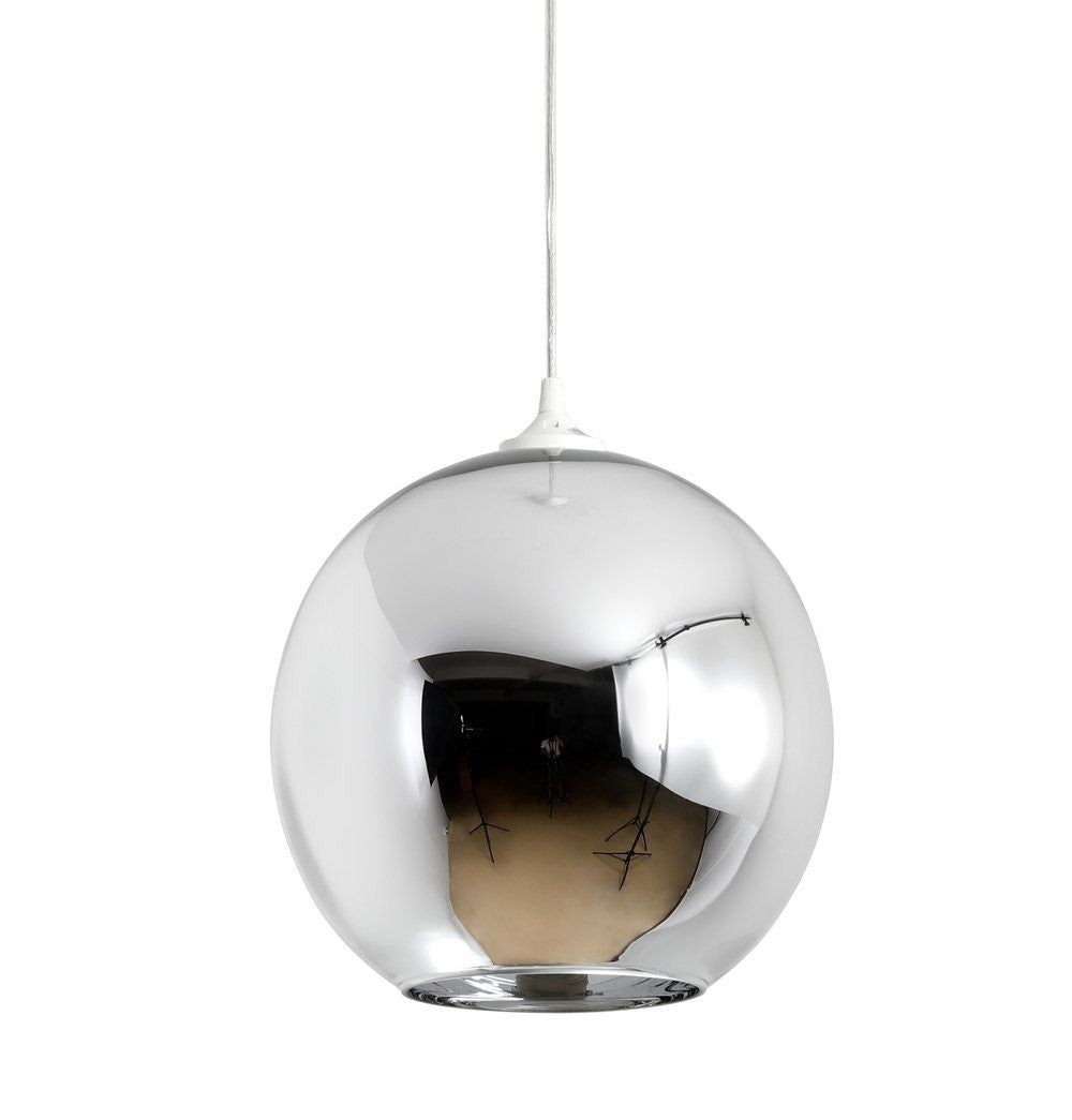 Mirror Ball Shade Pendant Lamp - Chrome - Reproduction